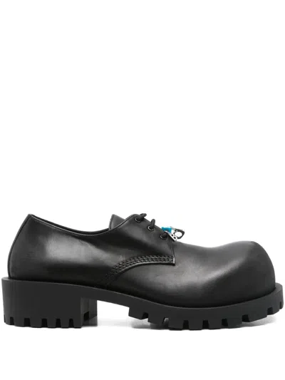 Balenciaga Hummer Derbie Shoes In Black