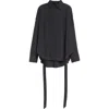 Balenciaga Black Lingerie Shirt