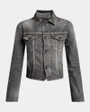 Balenciaga Lace-up Denim Jacket