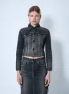 Balenciaga Denim Jacket With Laces
