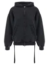 Balenciaga Lace Up Sweatshirt Black In Black