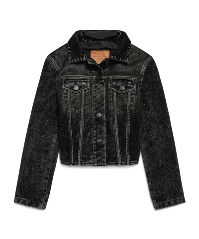 BALENCIAGA BALENCIAGA LACE-UP DENIM JACKET