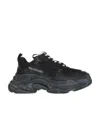 Balenciaga Sneakers Triple S Clear Sole Da Donna In Nero In Black