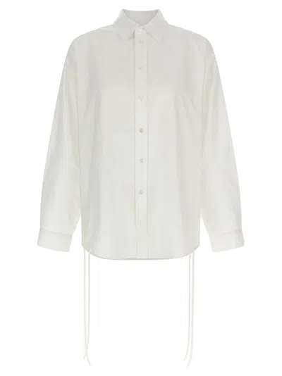 Balenciaga Lace-up Shirt In White