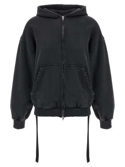 Balenciaga Lace Up Sweatshirt Black