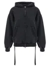Balenciaga Lace Up Sweatshirt Black In Black