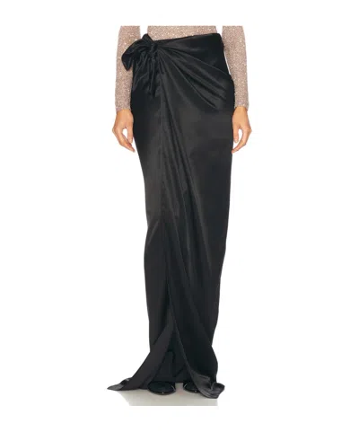 BALENCIAGA BALENCIAGA TIE-DETAILED WRAP SKIRT