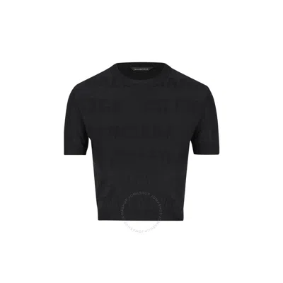 BALENCIAGA BALENCIAGA LADIES BAL HORIZONTAL ALLOVER CROP TOP