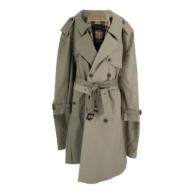 BALENCIAGA BALENCIAGA LADIES BEIGE DOUBLE SLEEVE TRENCH COAT