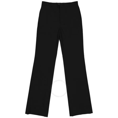 Balenciaga Ladies Black Wool Gabardine Tailored Pants