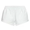 Balenciaga Light Blue Elastic Short In White