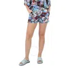 Balenciaga Ladies Multicolor Mix Postcard Running Shorts