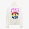 Balenciaga Oversized Printed Cotton-jersey Hoodie In Pink/white