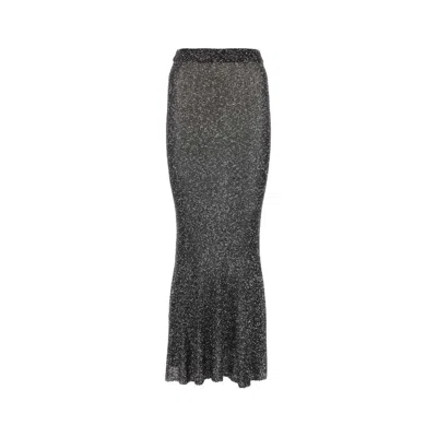 BALENCIAGA BALENCIAGA LADIES SEQUIN MERMAID MAXI SKIRT