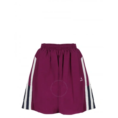 Balenciaga Ladies Sporty B Purple Tracksuit Skirt