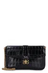 Balenciaga Lady Leather Mini Crossbody Bag In Nero