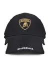 Balenciaga Lamborghini Cap In Black
