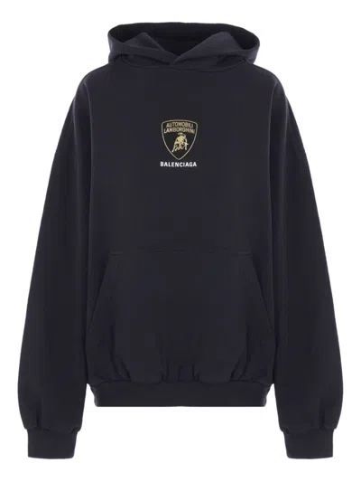 BALENCIAGA BALENCIAGA LAMBORGHINI COTTON HOODIE