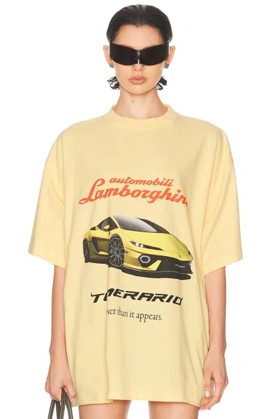 Balenciaga Lamborghini T-shirt In Yellow