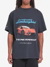 Balenciaga Black Cotton Lamborghini T-shirt