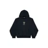 Balenciaga Black Hoodie With Fixed Hood And Logo Print On The Front In Cotton Man
