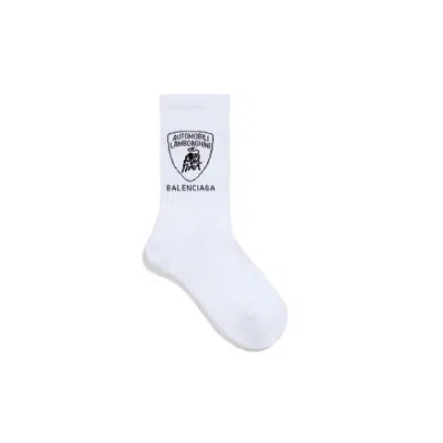 Balenciaga Lamborgini Socks In White
