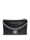 Balenciaga Large Bb Soft Shoulder Bag In Black