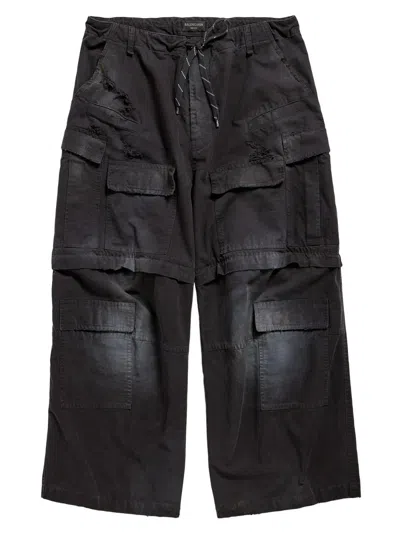 Balenciaga Large Cargo Pants In Black