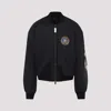 Balenciaga Black Nylon Uniform Merch Large Fit Bomber In Black