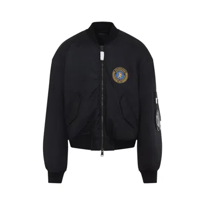 Balenciaga Bomber Jacket Large Fit In Black