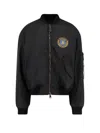 Balenciaga Oversize Ribbed Trims Sleeve Pocket In Black