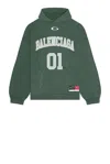 Balenciaga Hoodie Featuring Basketball Theme And Kangaroo Pocket In Gray