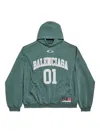 Balenciaga Hoodie Featuring Basketball Theme And Kangaroo Pocket In Green