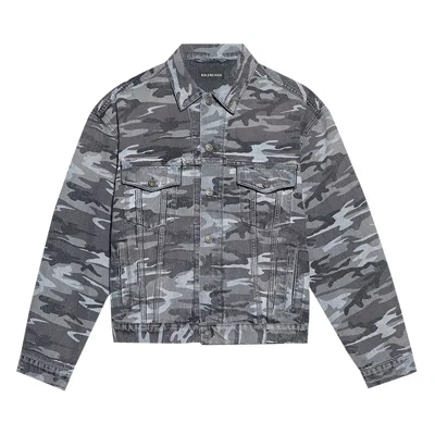 Pre-owned Balenciaga Large Fit Jacket 'washed Black' | Men's Size M
