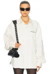 Balenciaga Large Fit Long Sleeve Shirt In White