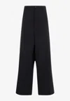 Balenciaga Tailored Wide-leg Pants In Black