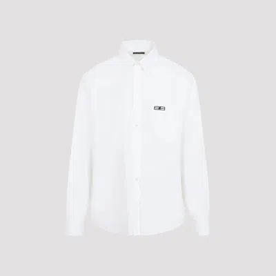 Balenciaga L/s Large Fit Shirt In White