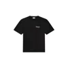 Balenciaga Political Campaign Logo Printed Crewneck T-shirt In Black
