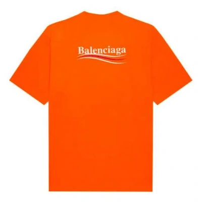 Balenciaga Large Fit T-shirt 'fluo Orange'