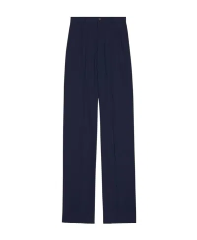 Balenciaga Large-fit Tailored Trousers In Black