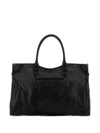 Balenciaga Large Le City Tote Bag In Black
