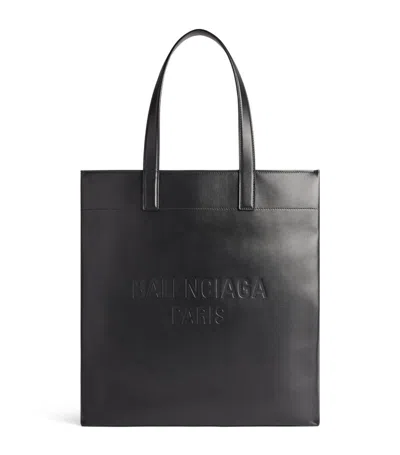 Balenciaga Large N/s Duty Free Tote Bag In Black