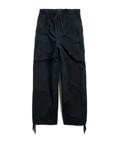 Balenciaga Large Overalls In Black
