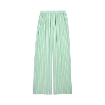 Balenciaga Large Pyjama Pants In Green