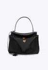 Balenciaga Rodeo Small Leather Top Handle Bag In Black