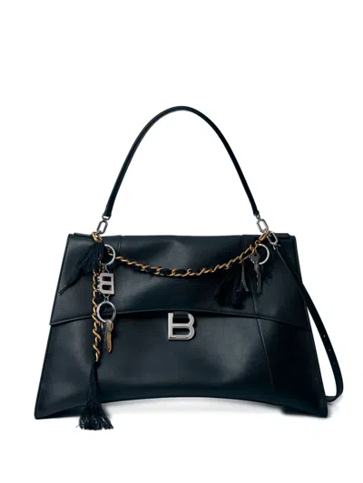 Balenciaga Large Soft Hourglass Flap Tote Bag