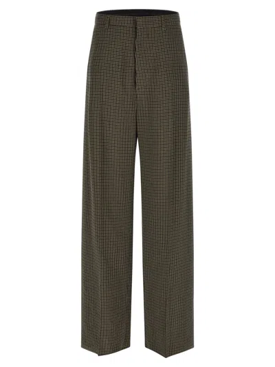 Balenciaga Large Tailored Pants In Brown