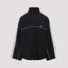 Balenciaga Black Tracksuit Jacket In Technical Fabric In Black