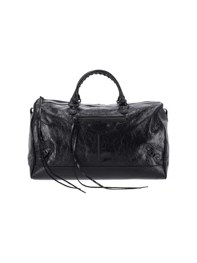 Balenciaga Large Le City Boston Holdall In Black