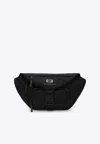 Balenciaga Large Unity Nylon Belt Bag In Black